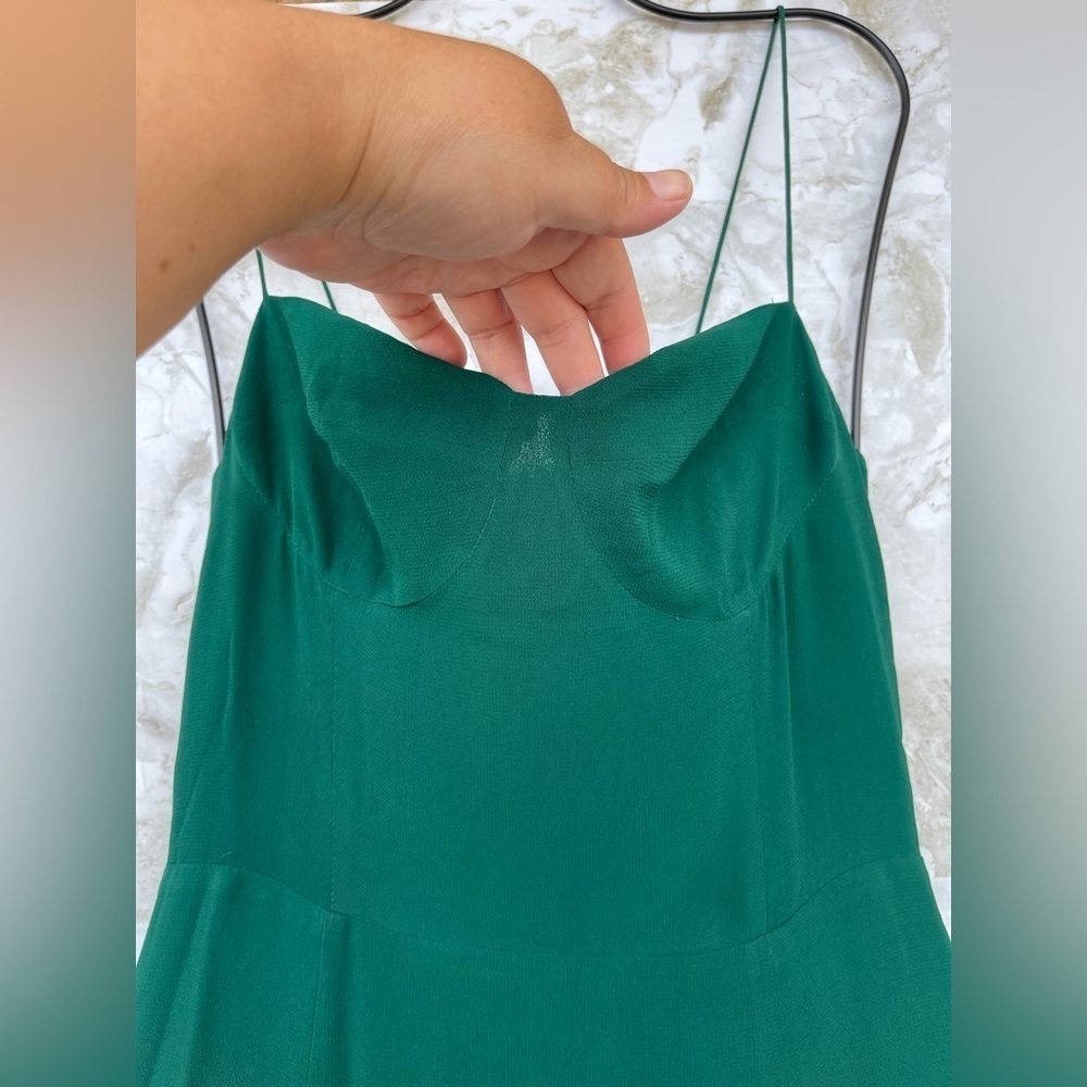 Reformation Juliette dress size 6 in Emerald - Picture 9 of 17